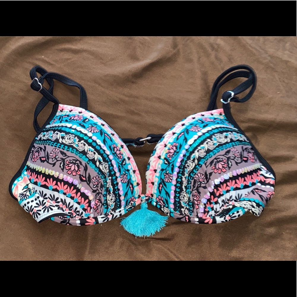 Colorful Catalina bikini top